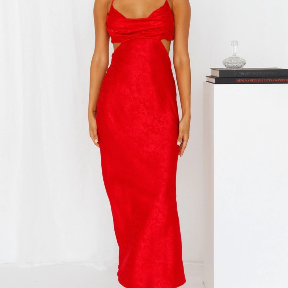 HelloMolly Angels in America Midi Dress Wine